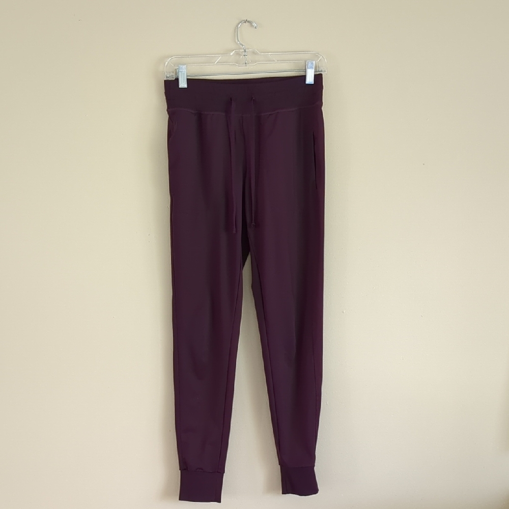 Small Z By Zella Purple Pull On Pants Drawstring Waist Activewear Athletic
